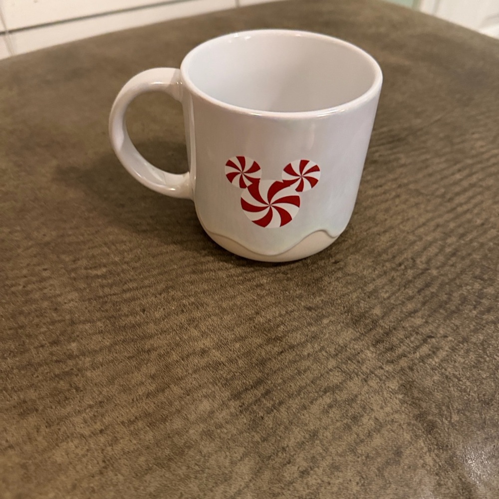 Disney Iridescent White Mug Home with Red Peppermint Design - Picture 3 of 6
